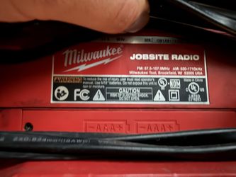 Jobsite radio milwaukee