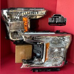Ford F150  2018. 2020 headlights.