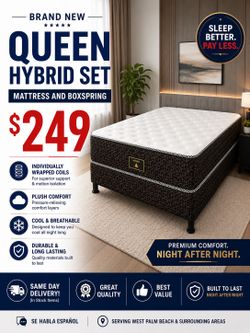 🟢NEW QUEEN HYBRID SET $249