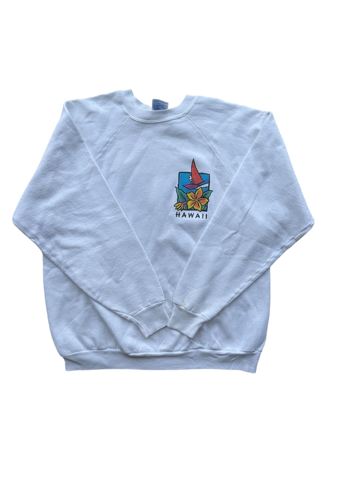 Hawaii Hanes Activewear XL Crewneck Sweater Y2K Vintage