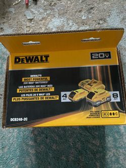 Dewalt Battery combo pack.