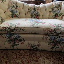 Flower Print Couch 
