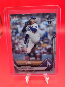 2025 Topps Now World Series Champions Dodgers Tyler Glasnow #WS-7