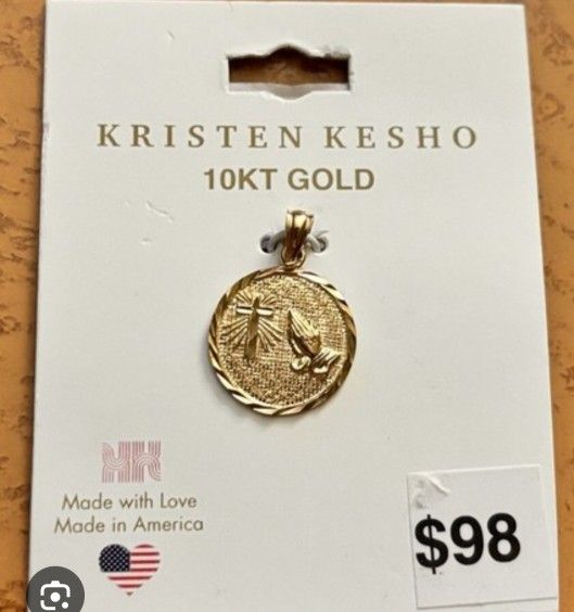 10kt Gold Charm. New 