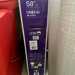Hisense Roku TV 58"=UHD 4K R6 SERIES 2023