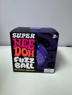 Needoh super fuzz ball squishy (purple)