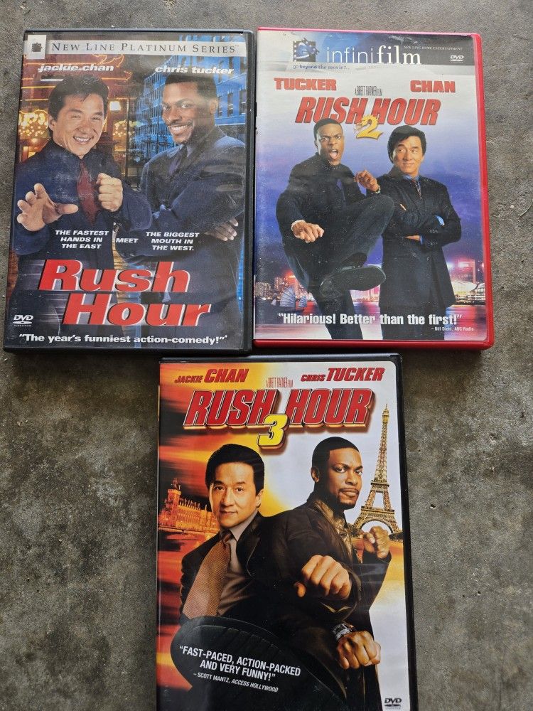 Rush Hour 1,2,3 DVD