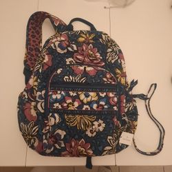 Vera Bradley Large Lanyard African Violet Backpack. No. 14312-165.