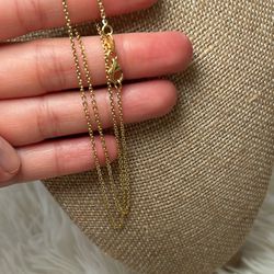 Necklace 18k Italy Chain Gold W: 3 Grams