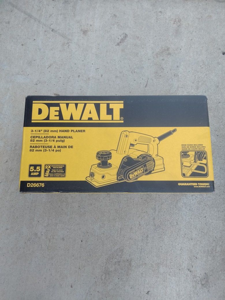 DeWalt Planer New