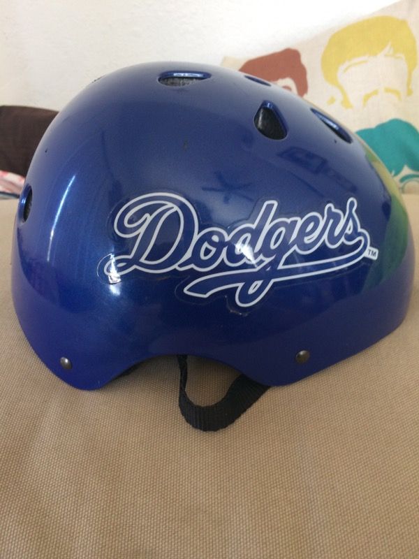 Dodgers Blue Bike Helmet
