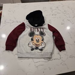 DISNEY MICKEY PULLOVER SWEATSHIRT SIZE 4 KIDS