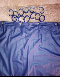 Shower liner and hooks