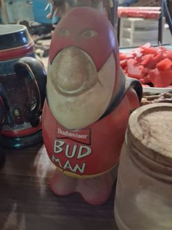 Budweiser Bud Man Ceramic Figurine