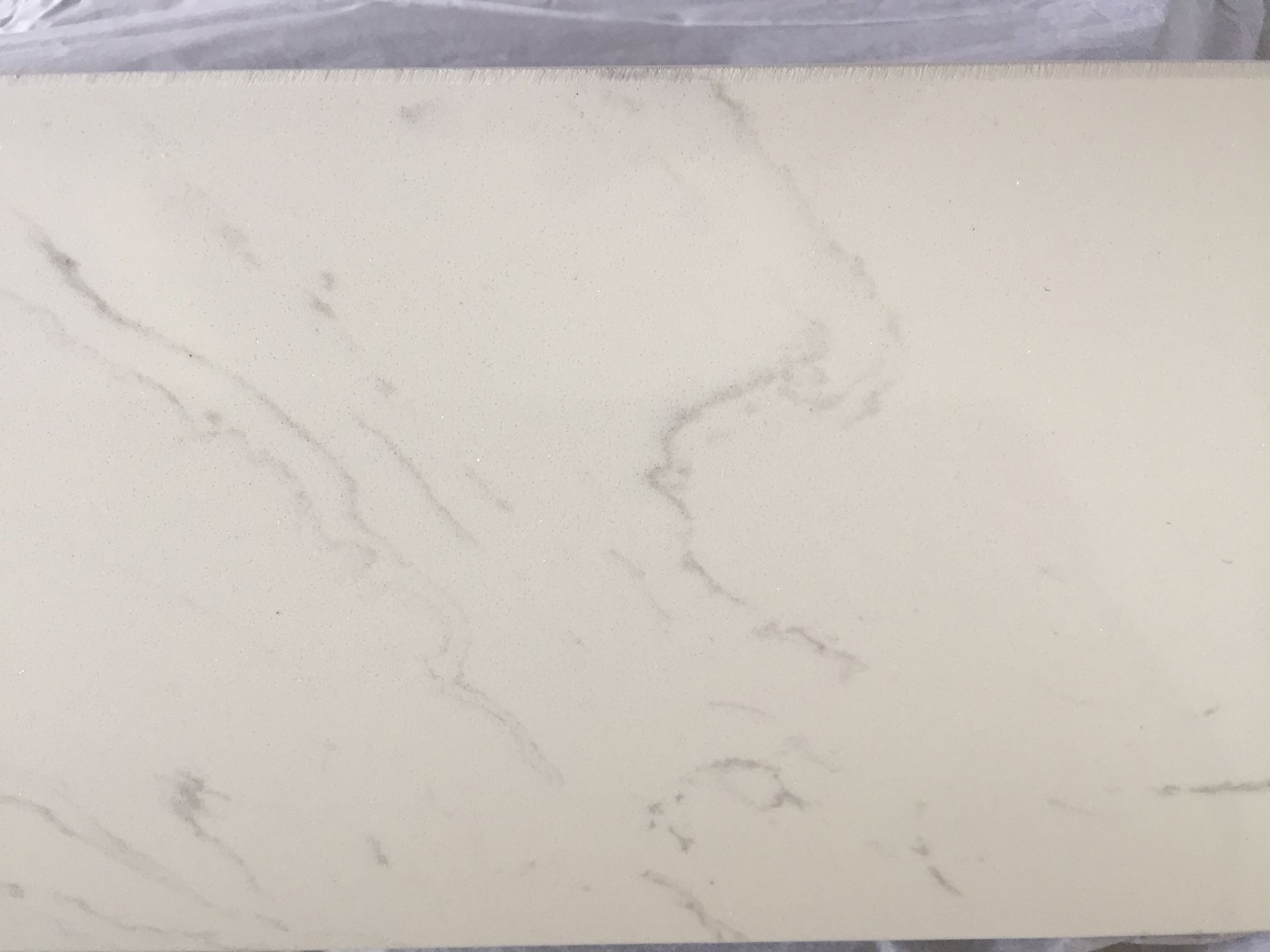 REDUCED Scott Living Engineered Carrara Marble Side Splash for Sale in