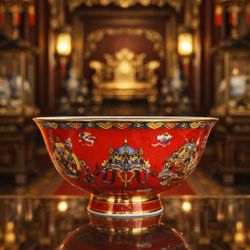 Beautiful Chinese Bowl Ancient Vintage Collectible Home Decor