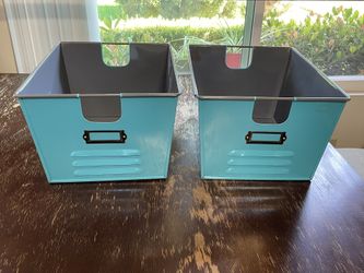 Locker Style Metal Bins