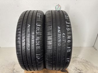 2 Tires 205 40 18 Pirelli P Zero Pz4 Run Flat High Tread