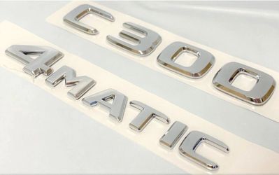 Mercedes Benz C300 Rear Decals