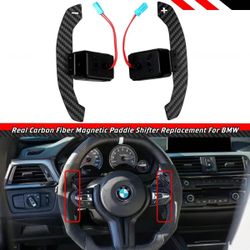 BRAND NEW BMW F20 F30 F32 F87 F80 F82 Carbon Fiber Replacement Magnetic Paddle Shifter