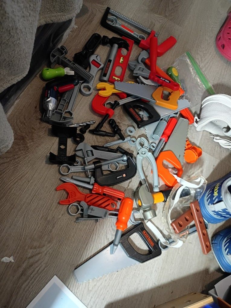 Play Tools Large Assortment And Other Tool Items