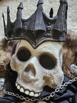 Dark King Skeleton Man Costume Adult