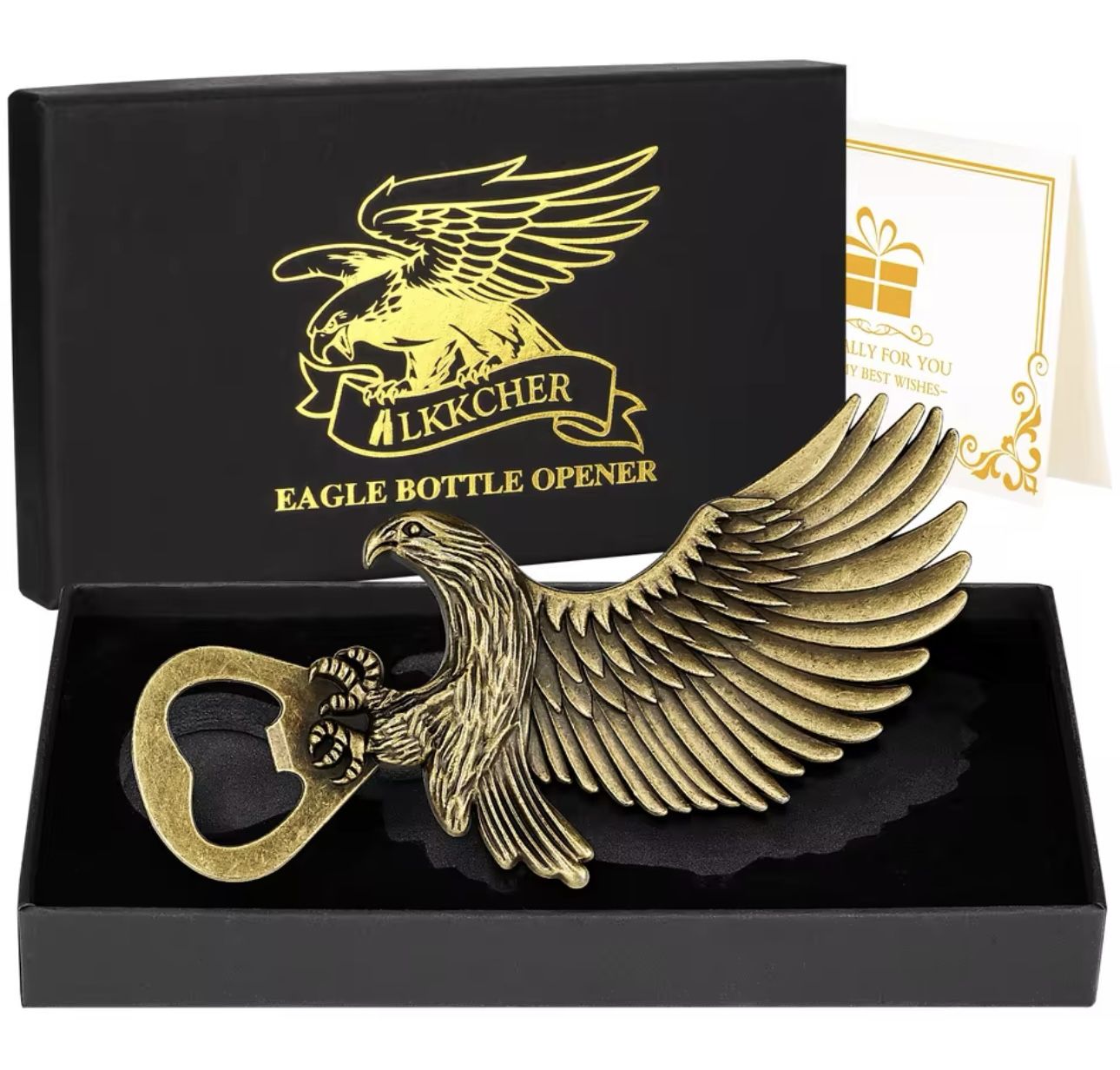 Small Birthday Gift Vintage Eagle Beer Opener 