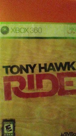 X Box 360 Tony Hawk Ride game only
