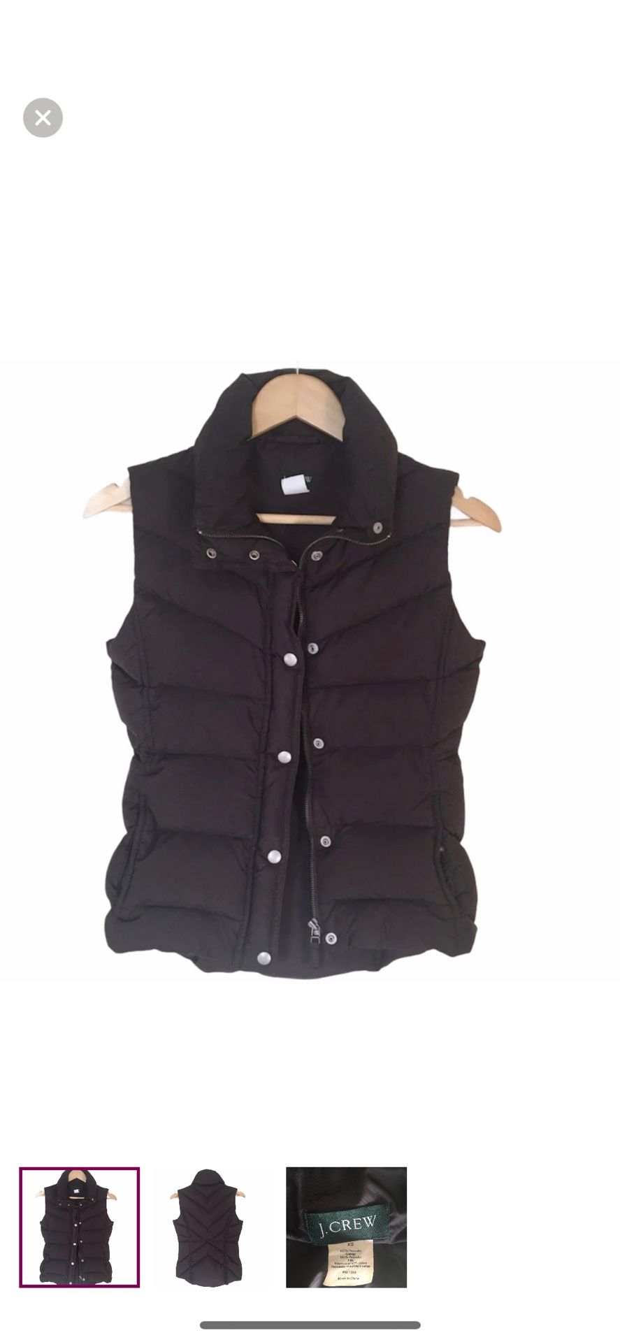 JCrew Brown vest