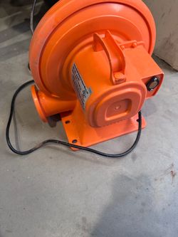 Bounce house blower.