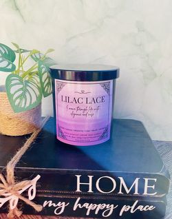 Lilac Lace Scented Hand Poured Candle