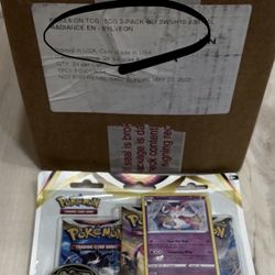 Pokémon TCG 2023 Sword & Shield Astral Radiance 3 Pack Blister Pack Case Sylveon
