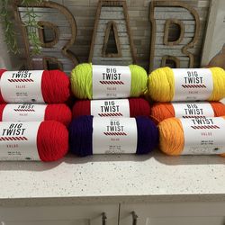 Joann’s Big Twist Value Yarn 🧶 -12 Skeins- Brand New
