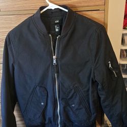 Black H&M Bomber Jacket  & Blue Modern Amusement Bomber Jacket Both Size Small $15 for 1 or take Both For $20