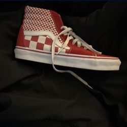 High Top Red Vans 