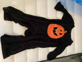 Mom and toddler matching pumpkin outfits