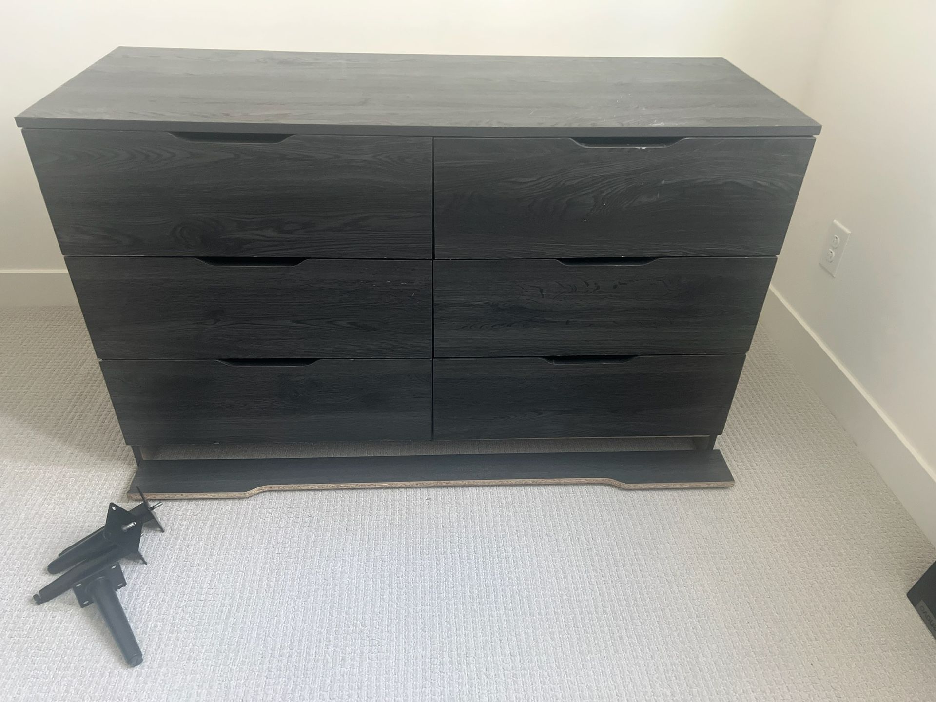 6drawer Dresser Black