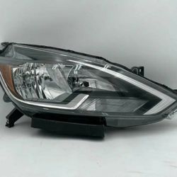 FOR 2016 2017 2018 2019 NISSAN SENTRA RIGHT PASSENGER SIDE HALOGEN HEADLIGHT HEADLAMP