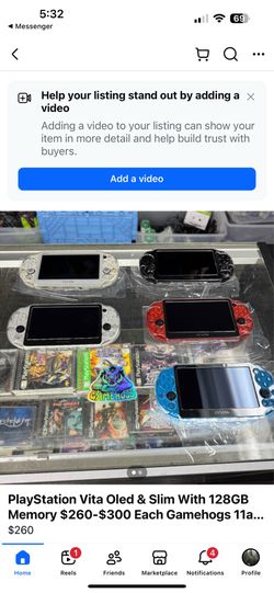 PlayStation Vita with Games $285 Each Gamehogs 11am-7pm