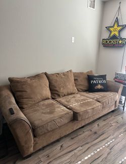 Brown couch