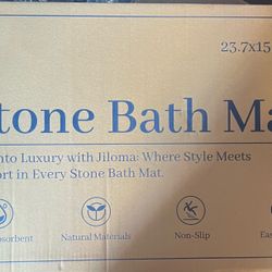 23.7 * 15.4 inch Stone Bath Mat （Brand New）