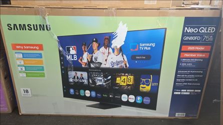 75QN80F 75” Samsung smart Neo Qled hdr 4k TV