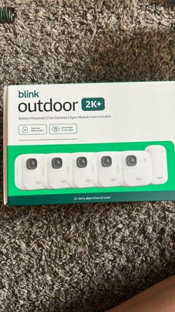 Blink Outdoor 2K+ 5-Camera Security System