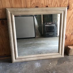 40x40 Italian Mirror & Has A Dresser Stand. 