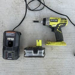 Ryobi Drill, Battery , Charger 