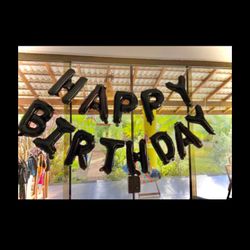 Happy birthday balloons