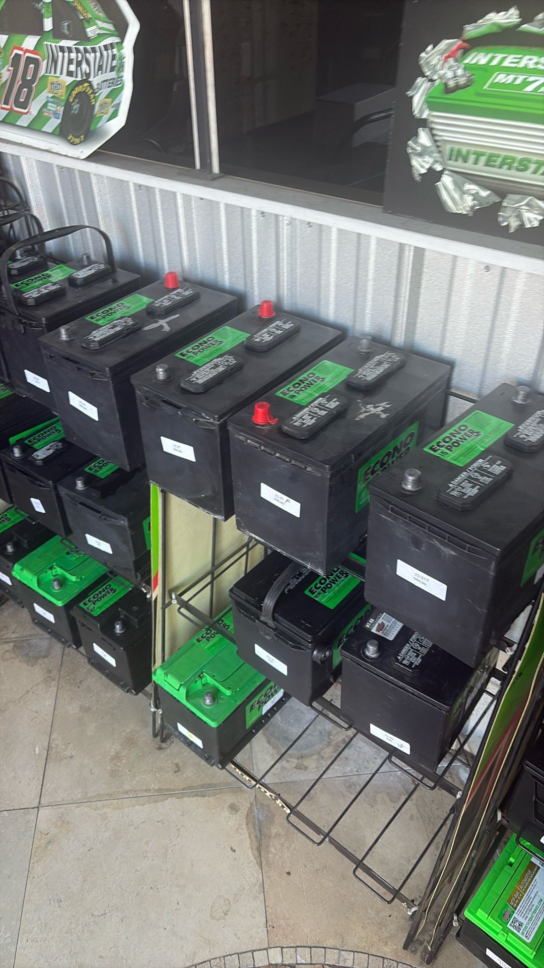 Reconditioned Interstate And Econo Power Batteries