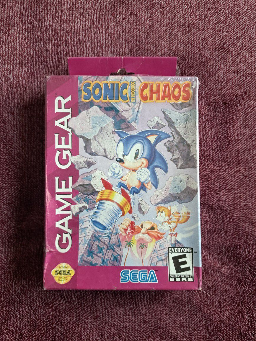 Sega Game Gear : Sonic Chaos The Hedgehog NEW