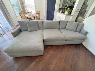 Crate & Barrel 125” Lounge Deep Sectional