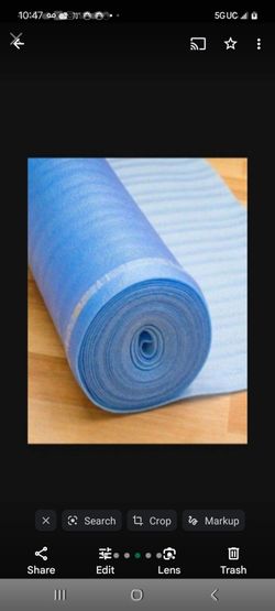 Laminate Underlayment For Sale 20.00 each roll 3mm